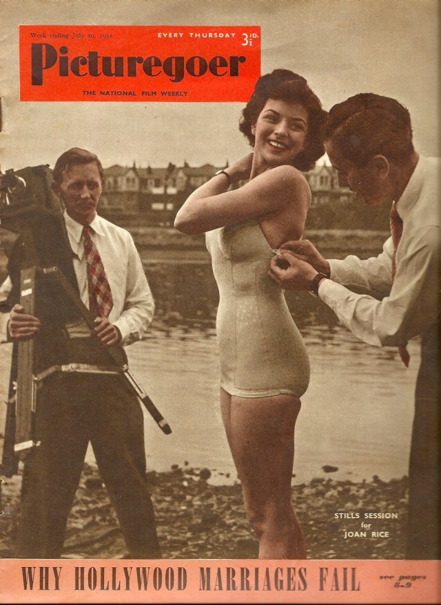 Picturegoer The National Film Weekly Week ending July 19 1952 Stills Session for Joan Rice