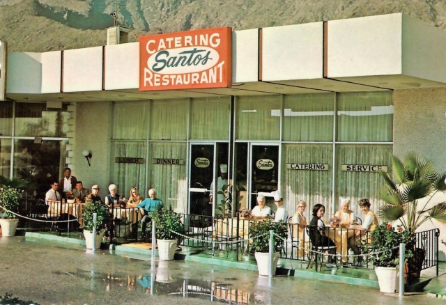 Greetings from Santos Catering and Restaurant published by Milton W. Jones